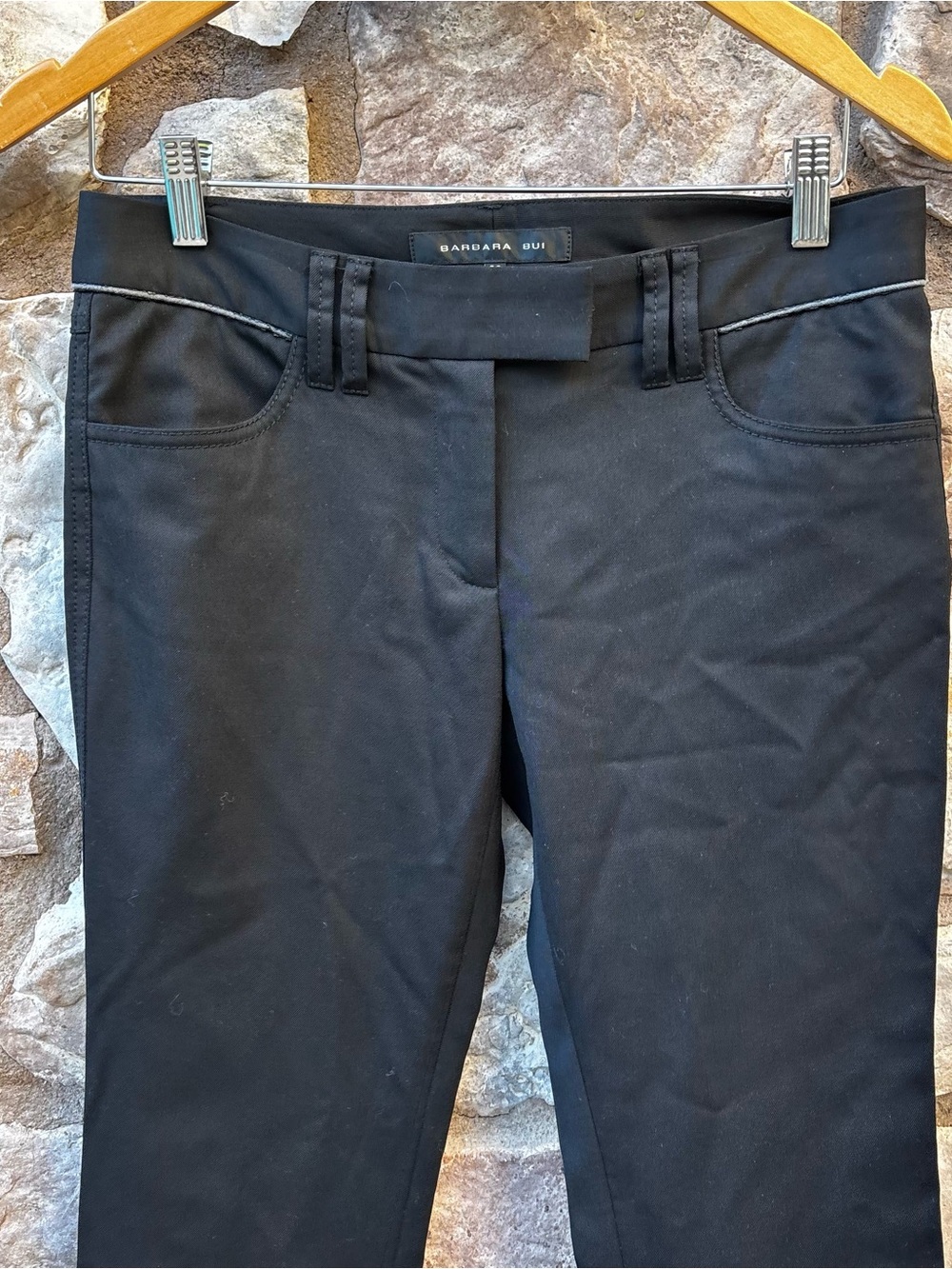 Barbara Bui Black Dress Pants Sz EU 38 Trousers Office Career - Picture 2 of 8